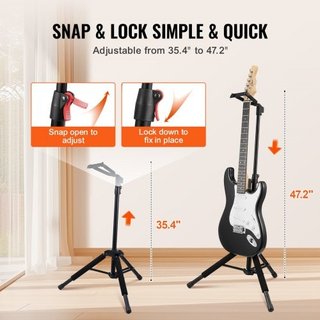 Tripod Guitar soporte Standing Piso plegable 900-1