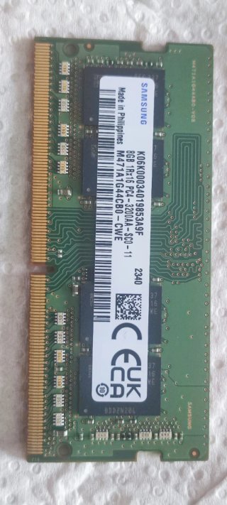 2x8GB DDR4 Samsung RAM PC4-3200AA