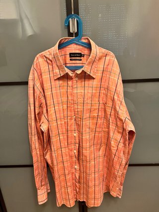 Camisa Pedro del Hierro cuadros naranja Talla L