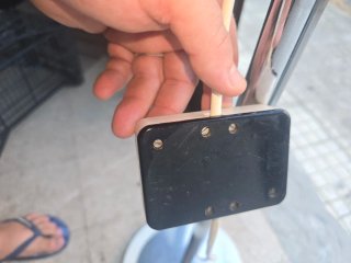 Lampada vintage acciaio anni 60/70