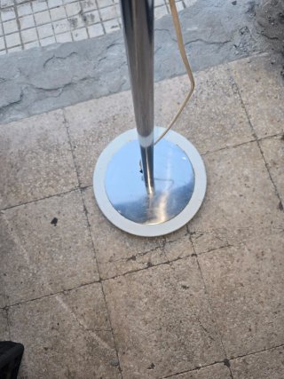 Lampada vintage acciaio anni 60/70