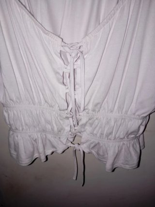 Camiseta Inside blanca manga abullonada