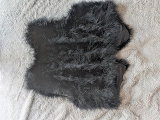 Chaleco de plumas negro L/XL