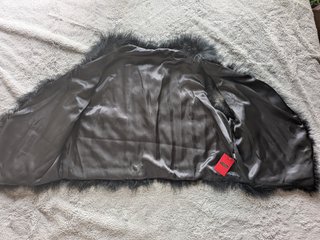Chaleco de plumas negro L/XL