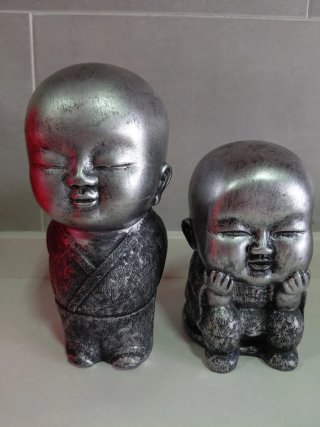 Figuras decorativas buda bebé (2 uds)