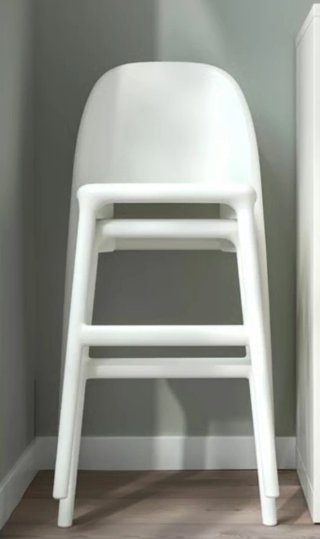 Sillas altas Urban Ikea blancas (2 unidades)