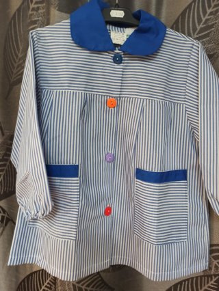 Babi azul rayas talla 0