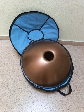 Handpan Kurd 9+Ding con funda