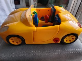 Coche Juguete Amarillo con Sonidos y luces