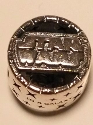 Lote 2 Charms Plata 925 Star Wars tipo Pandora