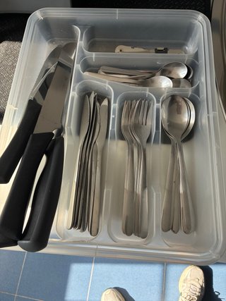 Juego Cubiertos Ikea Metal y Plástico