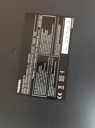 Televisión Toshiba 40 Negra