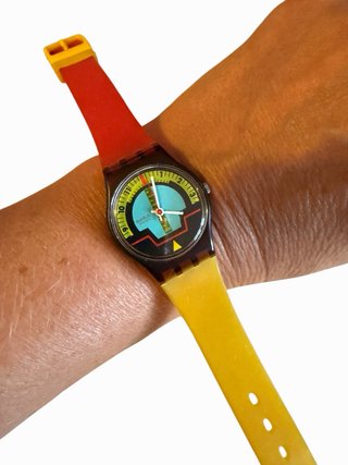 Swatch Lady Blue Horizon LF100 1987
