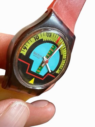 Swatch Lady Blue Horizon LF100 1987