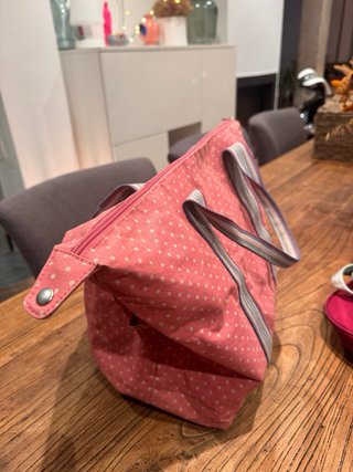 Bolso Cath Kidston rosa lunares