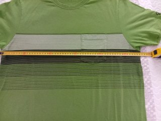 Camiseta TERNUA Hombre XXL Verde Rayas