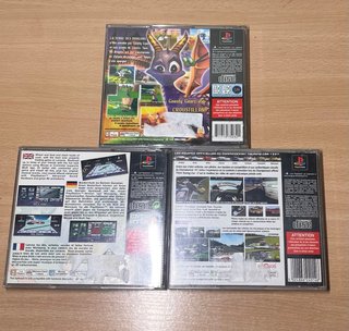Lote 3 Juegos PS1: Spyro, Monopoly, TOCA
