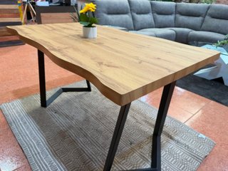 Mesa comedor madera MDF y metal