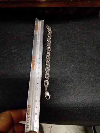 Pulsera de plata antigua