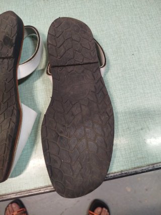 Sandalias Menorquinas Pons Talla 40 Blancas
