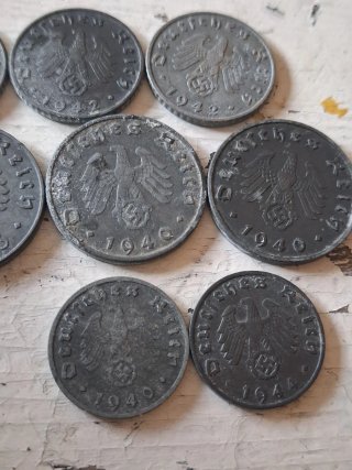 Monedas alemanas 1940-1945
