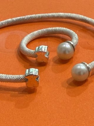 Pulsera Tous Plata y Perlas
