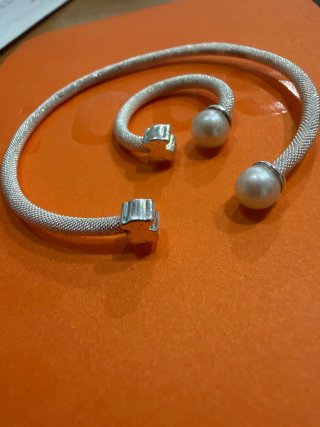 Pulsera Tous Plata y Perlas