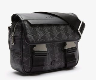 Bandolera Lacoste Monograma Negra