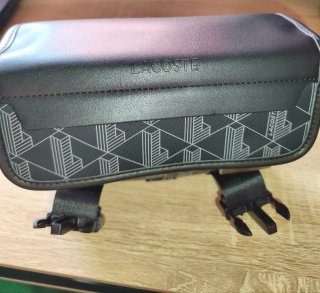Bandolera Lacoste Monograma Negra