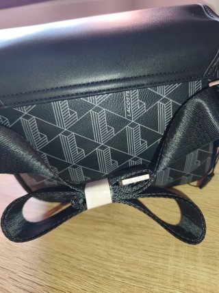 Bandolera Lacoste Monograma Negra