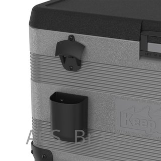 Nevera KeepCold con mesa - 73x44x90 cm - 70 L - Gris