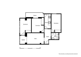 Piso en venta en Aluche en Madrid