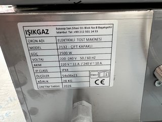 Grill eléctrico doble 2132