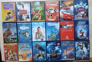 Colección DVD Disney y Dreamworks