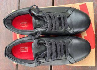 Zapatillas de piel Fitflop negras