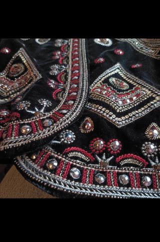Chaqueta Mariachi Terciopelo Bordada