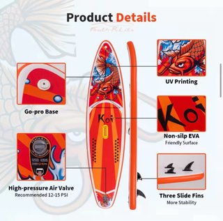 FunWater Tabla Paddle Surf Hinchable (+accesorios)