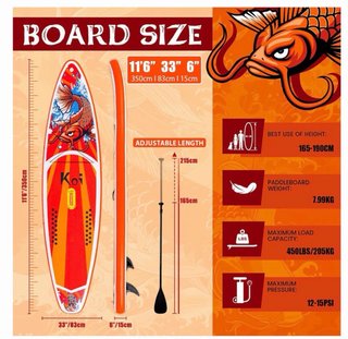 FunWater Tabla Paddle Surf Hinchable (+accesorios)