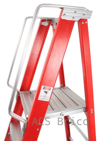 Escalera Fibra Tijera 2x5 - 1,42 Metros - 10401 - Mader