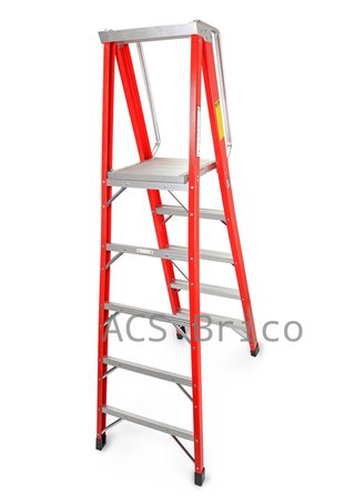 Escalera Fibra Tijera 2x5 - 1,42 Metros - 10401 - Mader