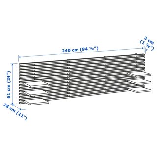 Cabecero IKEA MANDAL madera