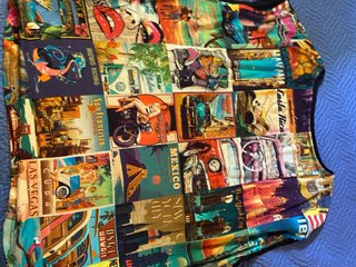 Camiseta Desigual Talla Única Estampado Viajes