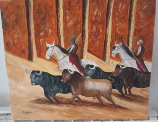Cuadro al óleo 55x46 cm