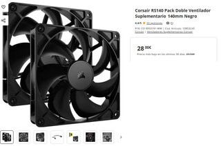 Corsair Ventilador 140x140mm