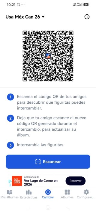 Cromos Mundial 2026 - Intercambio