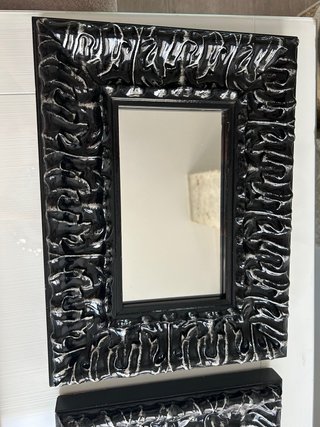 3 Espejos Decorativos Negro y Plata precio por und