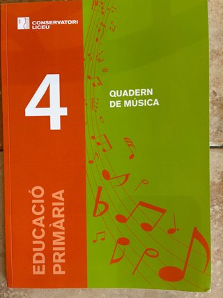 Quadern de Música. Educació Primària 4