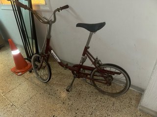 Bicicleta plegable para restaurar
