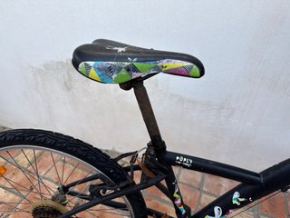 Bicicleta Infantil Btwin Negra con Cesta