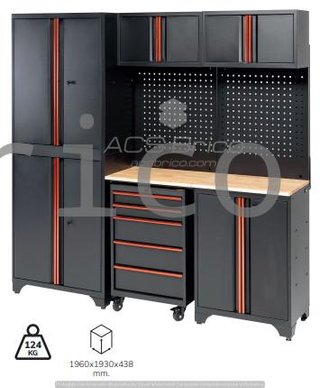 Conjunto Taller 3 Módulos S/Madera Alyco Orange 129790